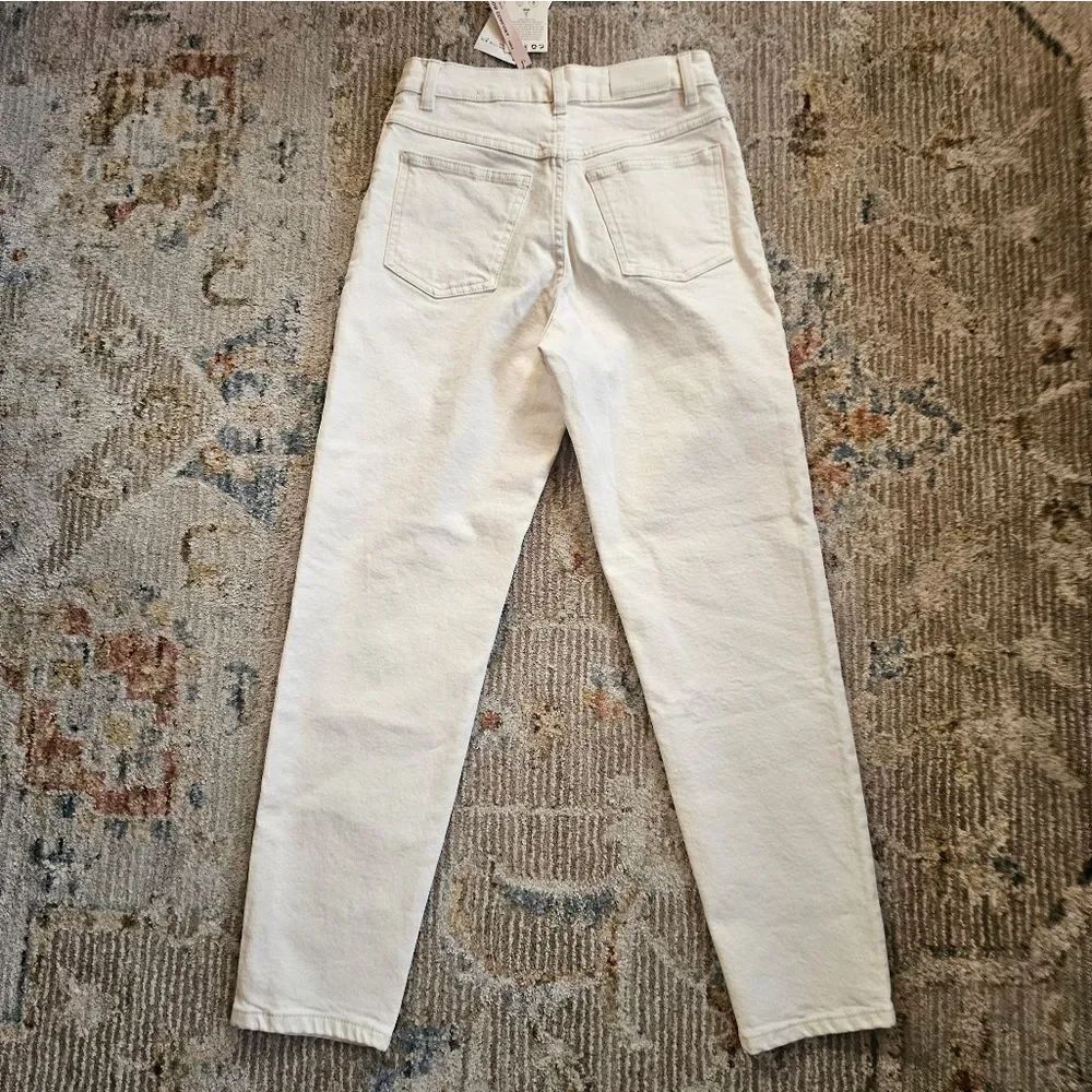 NWT MNG Mom Jeans Sz 2 With 27" Inseam